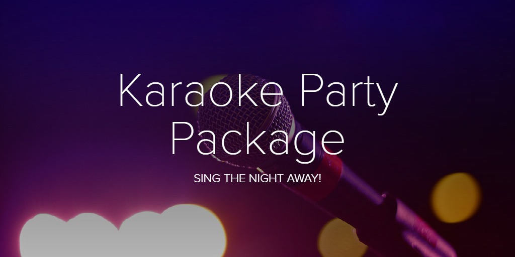 Karaoke Party Package